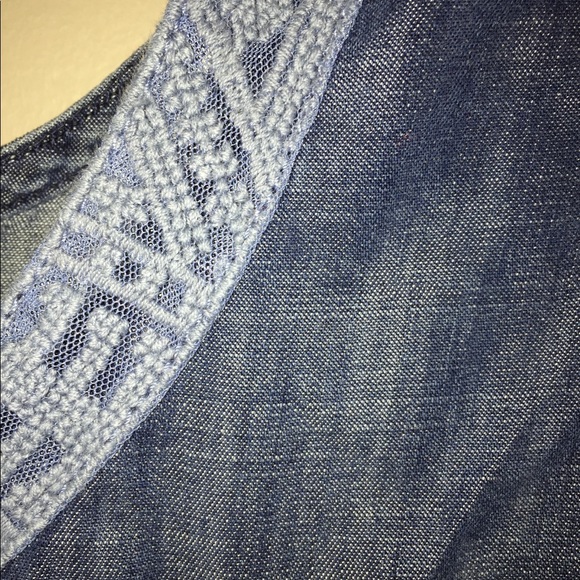 Faux denim romper - Picture 2 of 3